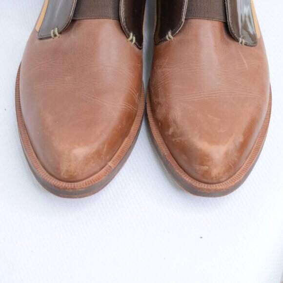 John Fluevog Modvog Claudia Leather Slip-On Shoes Sz 8.5 - Picture 2 of 12